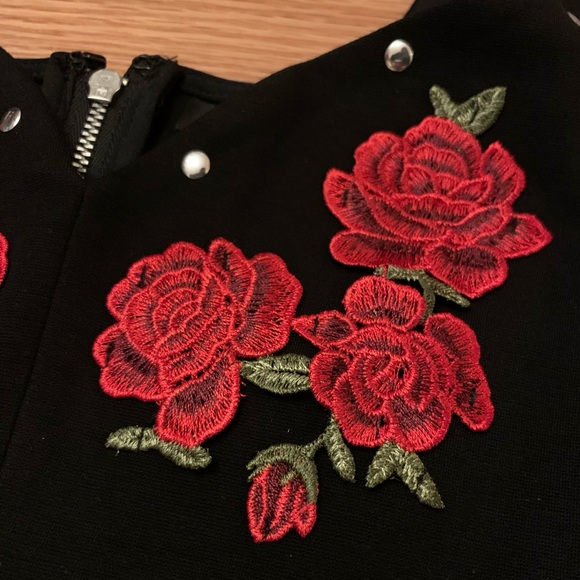 New Topshop Rose Studs Cropped Tank - Picture 3 of 5